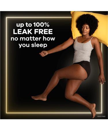 Always Zzzs Overnight Disposable Period Underwear for Women - Small/Medium - Black Leakproof Panties - 14 Count - Buy Online on GoSupps.com
