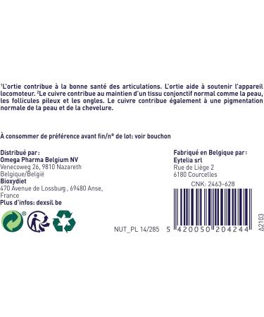 Dexsil Original Silicium Organique Solution Buvable Compl ment Alimentaire Base d'Ortie/Silicium pour Souplesse/Peau/Cheveux/Ongles 500 ml pas de saveur 500 ml (Lot de 1) - Buy Online on GoSupps.com