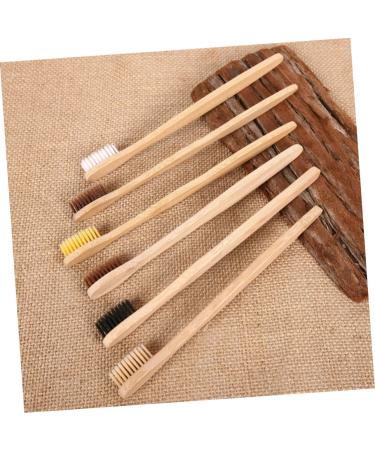 Minkissy 10-Piece Bamboo Travel Toothbrush Set - Eco-Friendly Disposable Toothbrushes for Hotel & Travel Hygiene Accessories - Buy Online on GoSupps.com