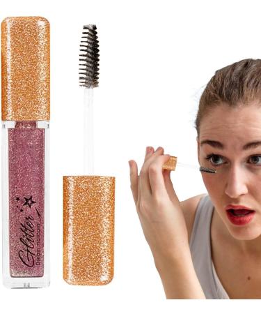 Color Mascara | 0.21 Oz Waterproof Long Lasting Sparkling Diamond Colorful Mascara Thickening Dazzling Lash Makeup for and Wedding Aezon 4 - Buy Online on GoSupps.com