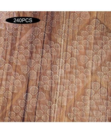 Baugger Nail Stickers | 240Pcs Nail Adhesive Glue Tapes Nail Tabs Clear DIY Manicure Decoration for Fake Nails Tips - Buy Online on GoSupps.com