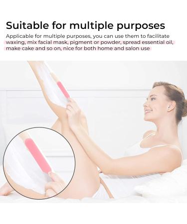 2 Pieces Non-stick Wax Spatulas Jar Spatulas Set Hair Removal Waxing Applicator Easy to clean Reusable Scraper Large Area Hard Wax Sticks for Body Use on Salon and Home Mixing Baking Scrapers 2 Count (Pack of 1) Pink - Buy Online on GoSupps.com