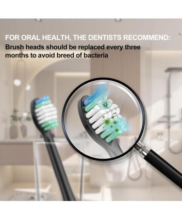 Replacement Toothbrush Heads for AquaSonic Black Series & Vibe Series - Pack of 10 | Compatible with Duo Series Pro & Black Series Pro - Optimal Cleaning Solutions - Buy Online on GoSupps.com