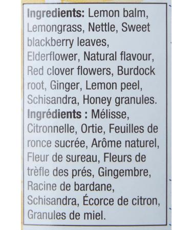Tetley Cleanse Lemon Balm & Honey Herbal Tea - 20 Tea Bags 40 Grams Naturally Caffeine Free LemonBalmandHoney - Buy Online on GoSupps.com