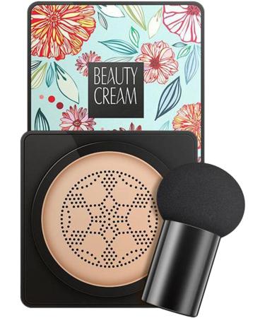 Lovelycat Mushroom Head Air Cushion BB Cream Even Skin Tone Makeup Base PrimerConcealer Lasting Nude Makeup Moisturizing Brightening Pigment CC Liquid Foundation (A-2PC) - Buy Online on GoSupps.com