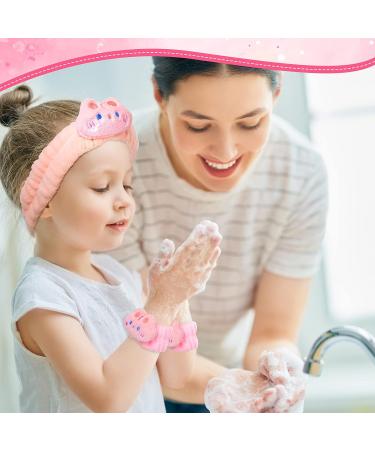 Yuxung 10 Pcs Cute Spa Headband and Wristband Set - Skincare and Makeup Headbands for Girls - Buy Online on GoSupps.com