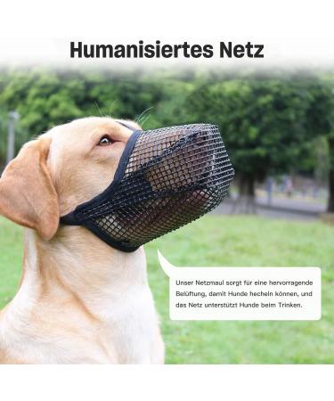 Professional Breathable Adjustable Dog Muzzle for Large & Medium Dogs | Prevent Bites Chewing & Barking - International Shipping - Buy Online on GoSupps.com