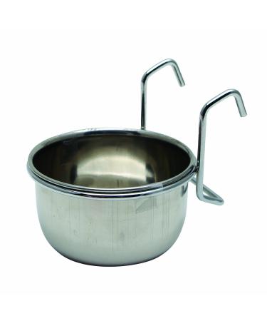 Living World Stainless Steel Dish 283.5 Gram (10 Ounce) 283.5 g (Pack of 1)