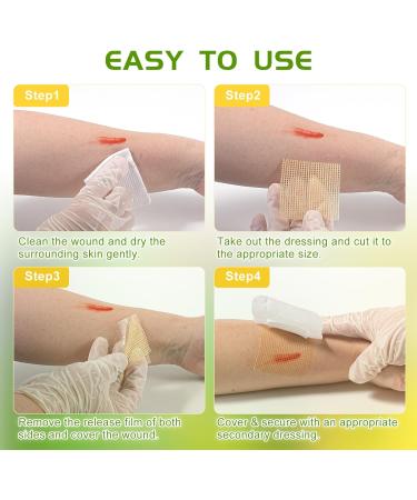 Manuka Honey Gauze Dressing - 2x2 Pack of 10 | Wound Care Bandages for Cuts Scalds & Burns | Premium Wound Dressing Products - Buy Online on GoSupps.com