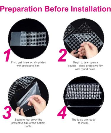 96 Hole Pencil Brush Holder Acrylic Pen Holder Desk Stand Organizer for Pencils Paint Brushes Markers Display and Home Storage (1 Pieces) - Buy Online on GoSupps.com