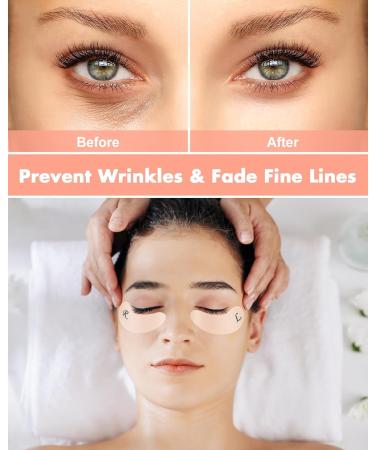 Shop Reusable Under Eye Patches - Silicone Eye Wrinkle Patches 2 Pairs with Metal Applicator & Tin Case - Buy Online on GoSupps.com