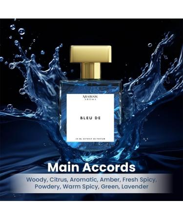 DJ Blue De Perfume for Men Premium Luxury Long Lasting Fragrance Scent Extrait De Perfume. - Buy Online on GoSupps.com
