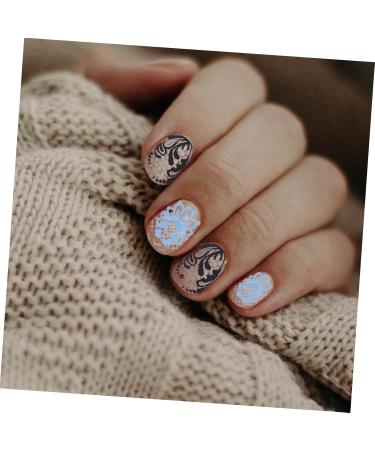 Healeved 24 Sheets Coloring Exercise Book Nail Painting Book Nail Art Accessories Nail Stamp Nail Art Book Beginner Nail Art Studio Mold Kit Nail Kit Nail Art Tools Manicure Die White Paper - Buy Online on GoSupps.com