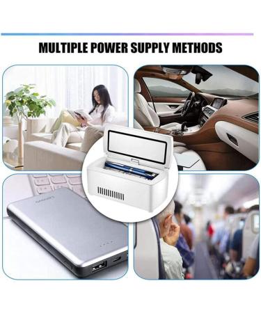 Insulin Cooler Box Medication Fridge and Insulin Cooler Portable Car Cooling Case for Car Travel Home - Buy Online on GoSupps.com