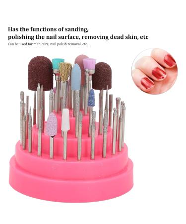 45PC Nail Drill Kit Set - Carborundum Manicure Tools for Dead Skin Removal & Polishing | International Shipping Available - Buy Online on GoSupps.com