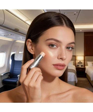  Godpqiui Stick Highlighter | Long-Lasting Radiance Concealer 6 Grams for the Face | Contour Stick - For Travel and Daily Use All-Day Wear for Facial Beauty - Buy Online on GoSupps.com