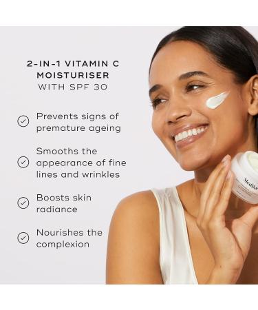 Medik8 Daily Radiance Vitamin C - 2-in-1 SPF & Face Moisturiser - C-Tetra Cream SPF 30 - Shields Skin Against Premature Signs of Ageing - 50ml - Buy Online on GoSupps.com