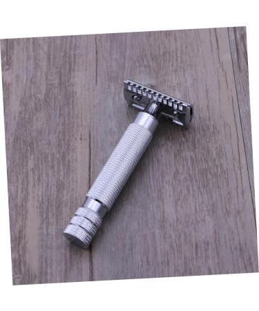 Minkissy Men's Shaver - Premium Solid Wood Beard Razor with Replacement Blades for a Smooth Shave - Buy Online on GoSupps.com