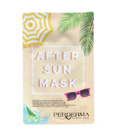 Perderma Korean After Sun Face Mask Soothing & Calming Face Mask with Aloe & Seaweed - 25 ML