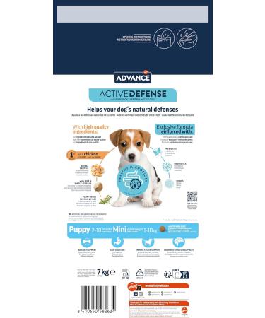 Advance Mini Puppy - Small Breed Puppy Food with Chicken - 7kg - Buy Online on GoSupps.com