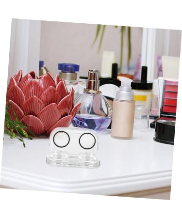 Buy Gleavi Mirror Eye Care Set - 3 Sets 8 Pieces Transparent Glasses & Lentil Containers for Organized Storage - International Shipping Available - Buy Online on GoSupps.com