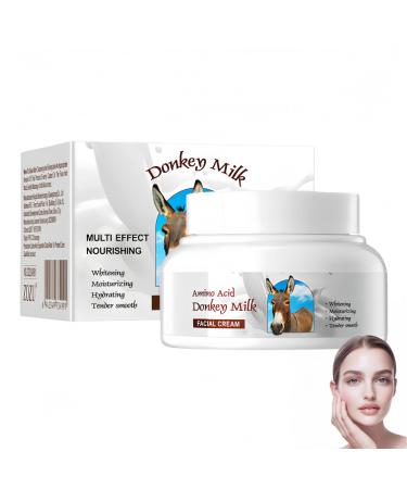 Cr me au lait d' nesse Lait corporel bio Cr me hydratante visage femme visage pour femme Hydratation et fermet naturelles claircit le teint Convient tous les types de peau. (1Pi ce)