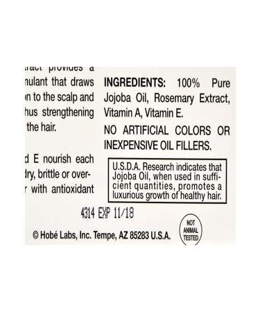 Revitalize Your Hair: Hobe Labs Energizer Hot Jojoba Oil Treatment - 3 Reclosable Tubes (0.5 fl oz each) - Buy Online on GoSupps.com