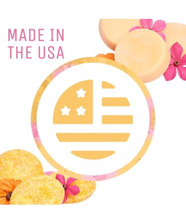 Sweet & Sassy 3 Shampoo Bars - All Natural Organic SLS Free Plastic Free Safe for Color Treated Hair - Sun Kissed | Made in the USA | International Shipping Available - Buy Online on GoSupps.com