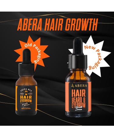 Abera Hair Growth Serum | Natural Hair Loss Treatment with Biotin & Castor Oil for Hair & Beard Regrowth - Shop Now - Buy Online on GoSupps.com
