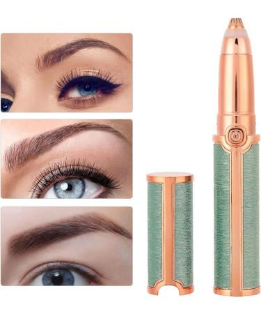 Eyebrow Shaver Portable Safe Lipstick Shape Electric One Key Switch Eye Brow Shaper for Women Girls (Green) - Buy Online on GoSupps.com