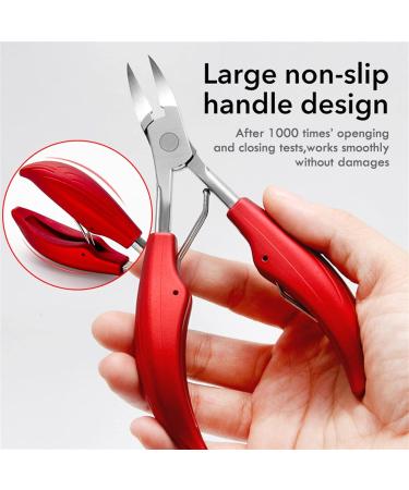 Nail Clipper for Thick Nails 1Pcs Nail Cuticle Scissors Black Red Toes Dead Skin Pliers Trimming Tonail Clipper Nipper Manicure Pedicure Tools (Color : Black) - Buy Online on GoSupps.com