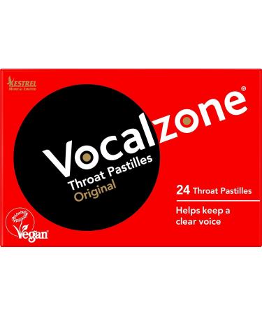 Vocalzone Pastilles 24 Myrrh Tincture Peppermint oil Menthol 24 Count (Pack of 2) - Buy Online on GoSupps.com