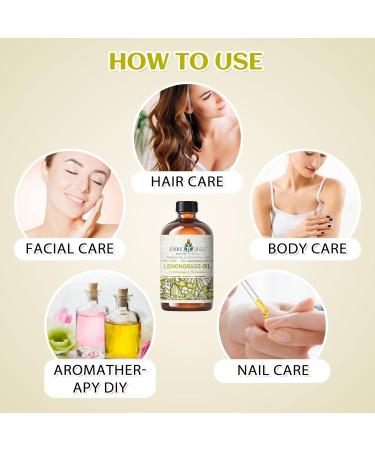 EVOKE OCCU Lemongrass Essential Oil and Ginger Essential Oil - 4 Fl Oz - Buy Online on GoSupps.com