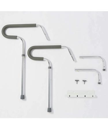 Medline Guardian Toilet Safety Rail - Adjustable Height, Bathroom and Toilet Assist Grab Bar - Buy Online on GoSupps.com