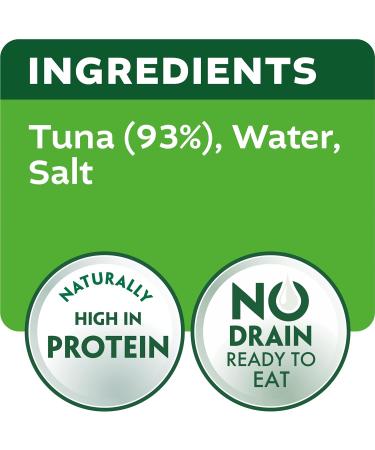 John West No Drain Fridge Pot Tuna Steak in Brine 3x110g - High Protein, 3 Count - Buy Online on GoSupps.com