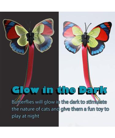 Pawsayes Interactive Indoor Cat Toy - 360 Rotating Butterfly with 2 Refill Packs - Green | Best Cat Toys for Indoor Fun - Buy Online on GoSupps.com