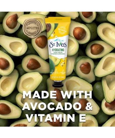 St. Ives Hydrating Hand Cream with Vitamin E & Avocado | Travel Size Lotion 1 FL OZ (Pack of 6) - Buy Online on GoSupps.com