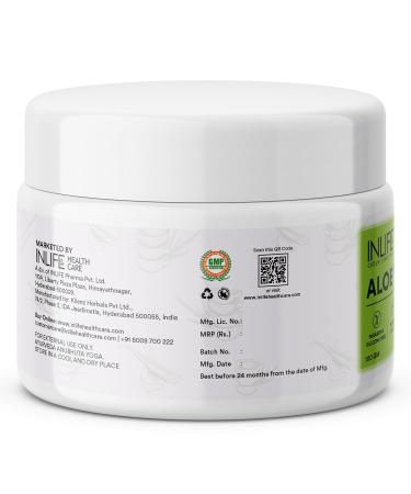 Inlife Aloe Vera Gel 100G - Organic & Natural Skin Care for Hydration and Healing - International Shipping Available - Buy Online on GoSupps.com