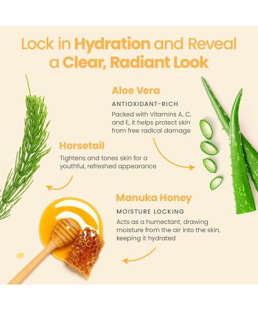 Honeyskin Gel Moisturizer for face Lightweight Water Gel Infused with Coconut water with Niacinamide & Peptides for Deep Hydration Hypoallergenic Face Moisturizer for Women 2oz 2 Ounce (Pack of 1) - Buy Online on GoSupps.com