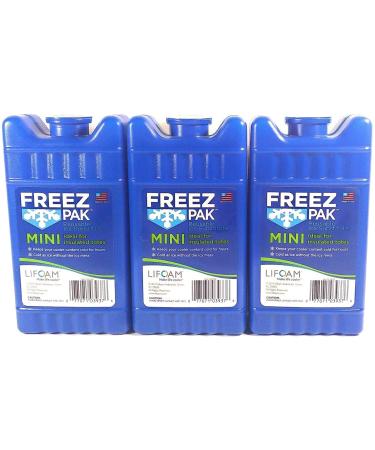Lifoam Mini Freez Pak 4937 Reusable Ice Pack 8.5 Ounce Pack of 3