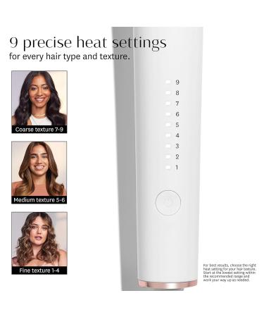 Buy T3 Switch Kit Professional Ionic Curling Iron - 3 Interchangeable Barrels Adjustable Heat White/Rose Gold | Best for Curls & Waves - Buy Online on GoSupps.com