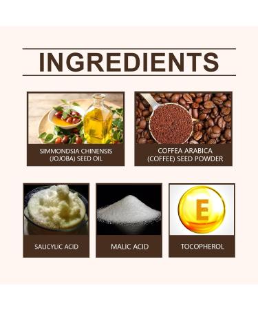 Coffee Facial Scrub for Men - Facial & Beard Cleansing Pore Refining Refreshing Comfortable & Deep Cleansing Paste - Buy Online on GoSupps.com