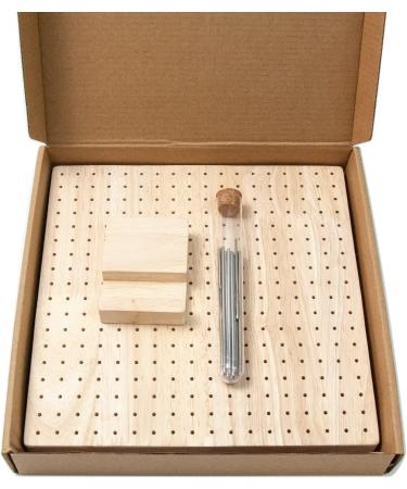 Plutreas Handcrafted Wooden Blocking Board for Knitting and Crochet Projects | Rod Pins & Stand Included - Buy Online on GoSupps.com