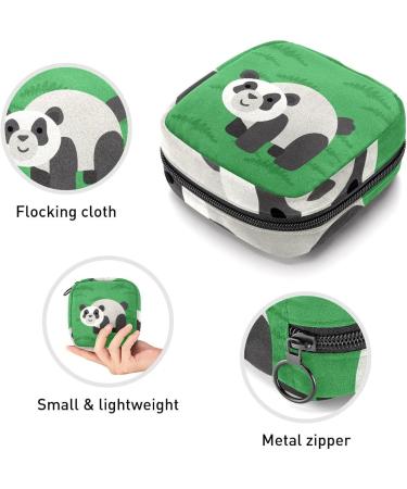 Anna Cowper Green Pandan Sanitary Napkin Storage Bag | Multi-colored Portable Period Bag for Women | Menstrual Cup & Nursing Pad Holder - Buy Online on GoSupps.com