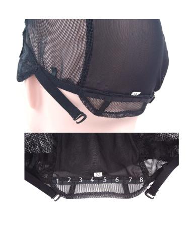 2 Pcs Black Double Lace Wig Caps with Adjustable Straps for Wig Making - Medium Size (54cm) - Swiss Lace Hairnet - Pack of 2 - Buy Online on GoSupps.com