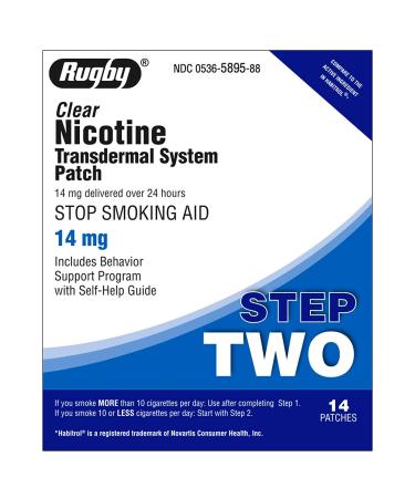 Rugby Clear Nicotine Transdermal System 14mg