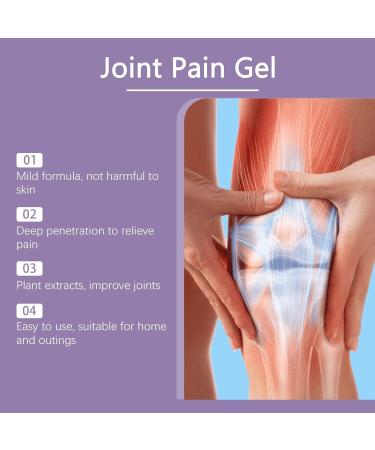 Gel de massage apaisant pour les articulations Cr me de massage apaisante Purple Relief Soulagement rapide de la douleur Absorption rapide pour le cou le dos les genoux les lombaires et les pied - Buy Online on GoSupps.com
