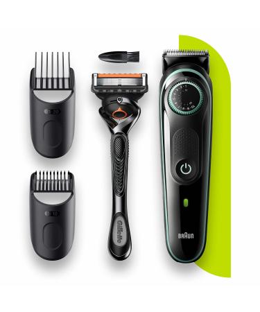 Procter Gamble Braun Beard Trimmer 3 BT3341 beard trimmer for men facial hair facial hair reliable blades 39 length settings blackgreen