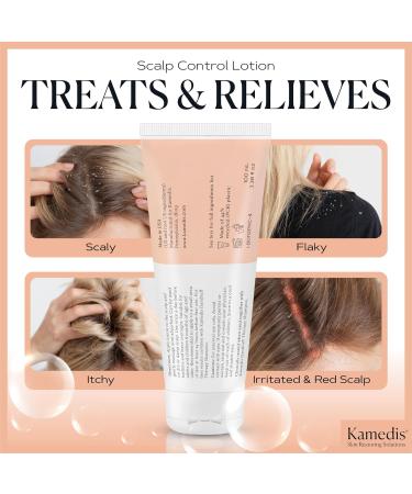 KAMEDIS Anti-Dandruff Shampoo & Scalp Kit - Clinically Proven Treatment for Itchy Flaky Scalp | Dermatologist Recommended Conditioner Set - International Shipping Available - Buy Online on GoSupps.com