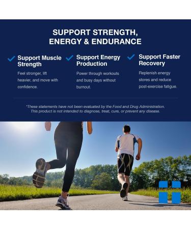 Opti + Creatine Monohydrate Capsules | Support Muscle Recovery Energy and Healthy Stamina* | Daily Creatine Supplement | 180 Capsules/60 Servings - Buy Online on GoSupps.com